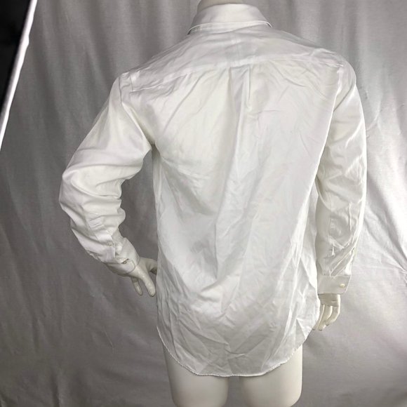 1905 Collection White Slim Fit Dress Shirt 16 - Picture 2 of 6